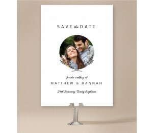 Simple Beauty Save The Date Cards
