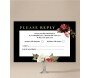Crimson Wedding Response Card