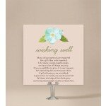 Delicate Daisy Wishing Well Card